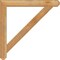 Ekena Millwork Traditional Craftsman Rough Sawn Bracket, Western Red Cedar, 4"W x 38"D x 38"H BKT04X38X38TRA04RWR - alternate 4